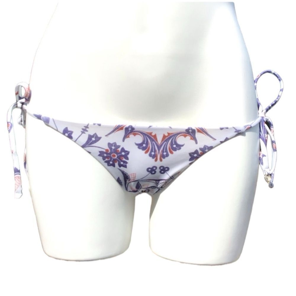 WILDFOX Swim Ruched Triangle Bottom American Paisley New Size Small